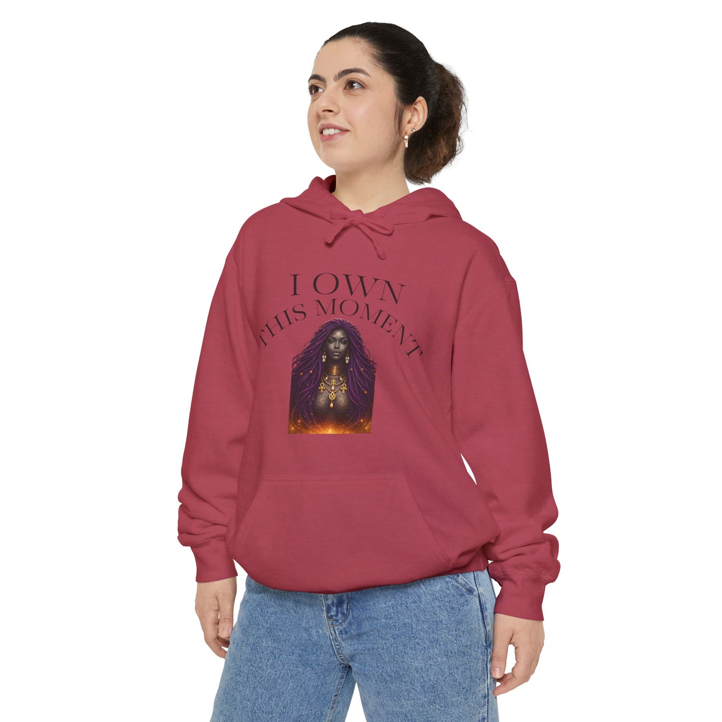 Quiet Confidence Hoodie — Minimalist Affirmation 'Trust Yourself' Jersey-Lined