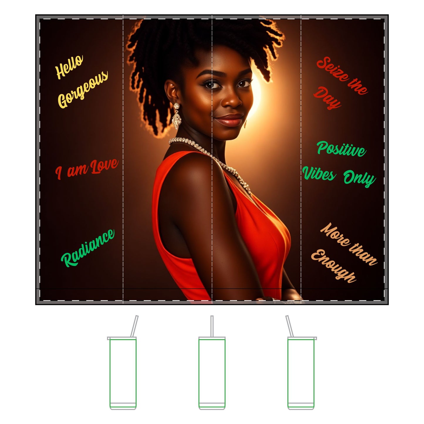 Power Moves Only – The Ultimate Tumbler for the Confident & Radiant Woman,  20oz
