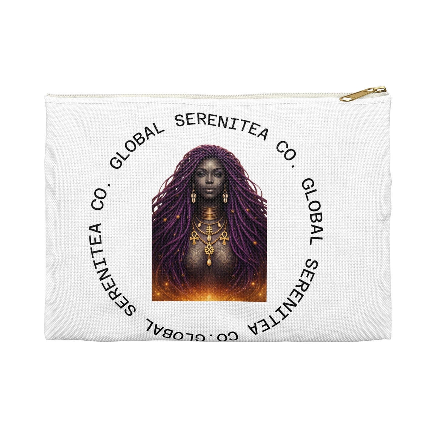 Calm & Clarity Accessory Pouch — Everyday Cosmetic and Organizer Pouch