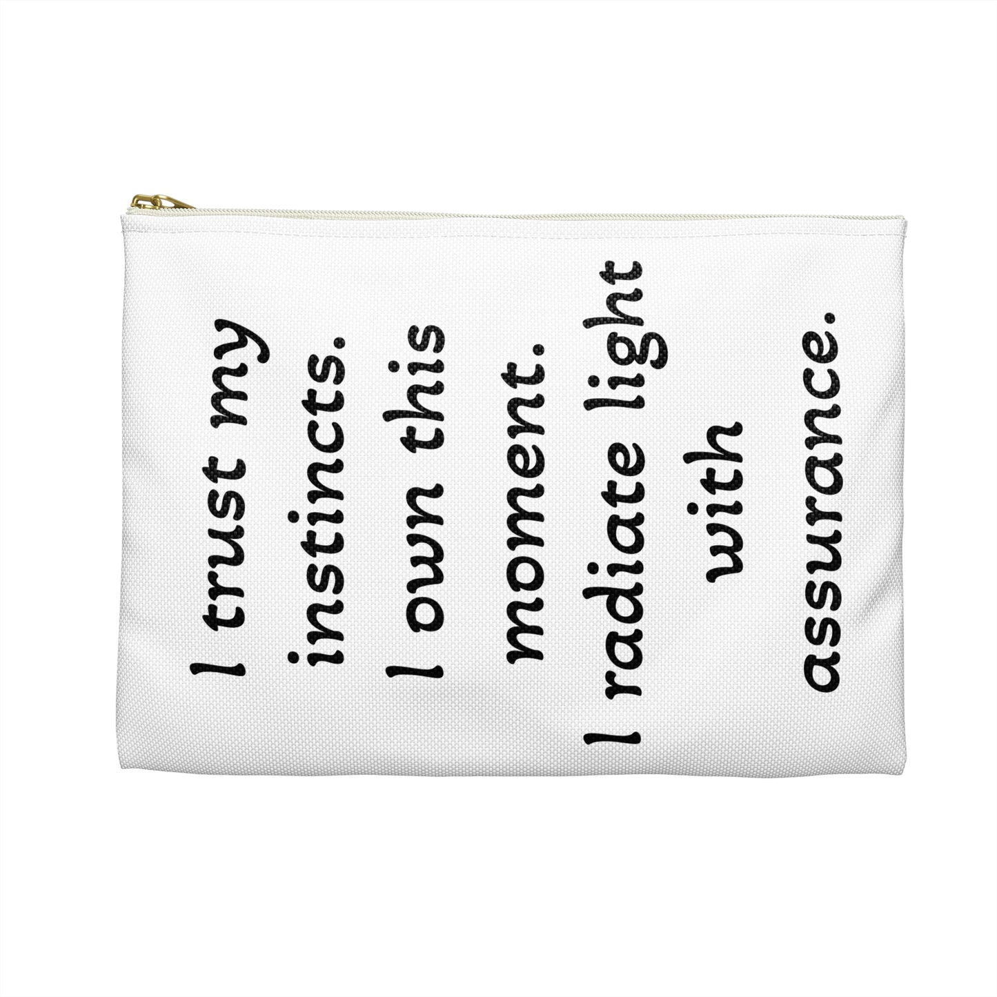 Calm & Clarity Accessory Pouch — Everyday Cosmetic and Organizer Pouch