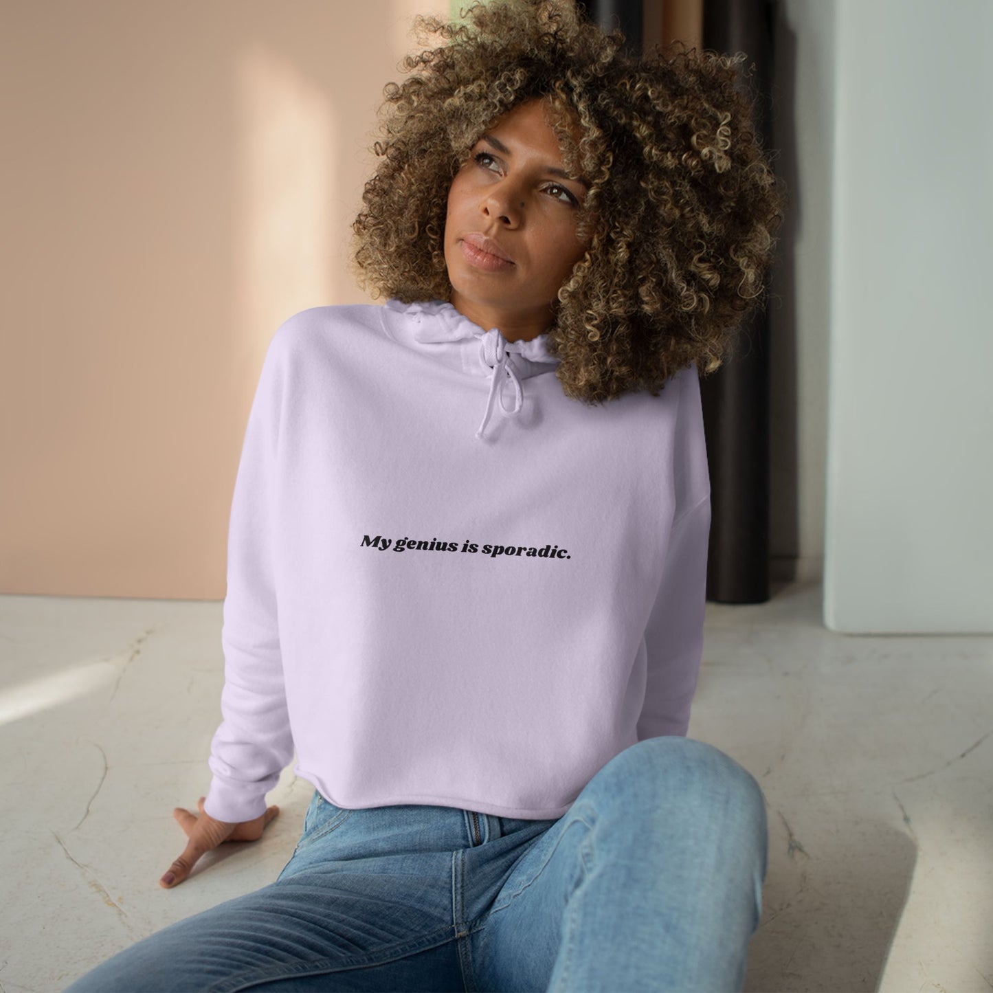 Genius - Crop Hoodie