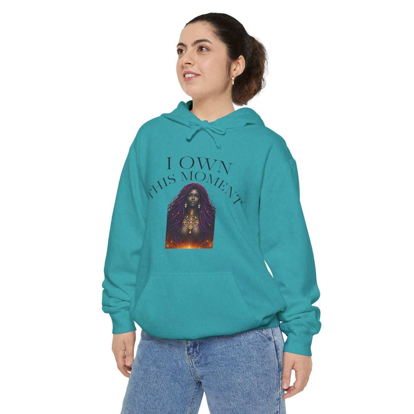 Quiet Confidence Hoodie — Minimalist Affirmation 'Trust Yourself' Jersey-Lined