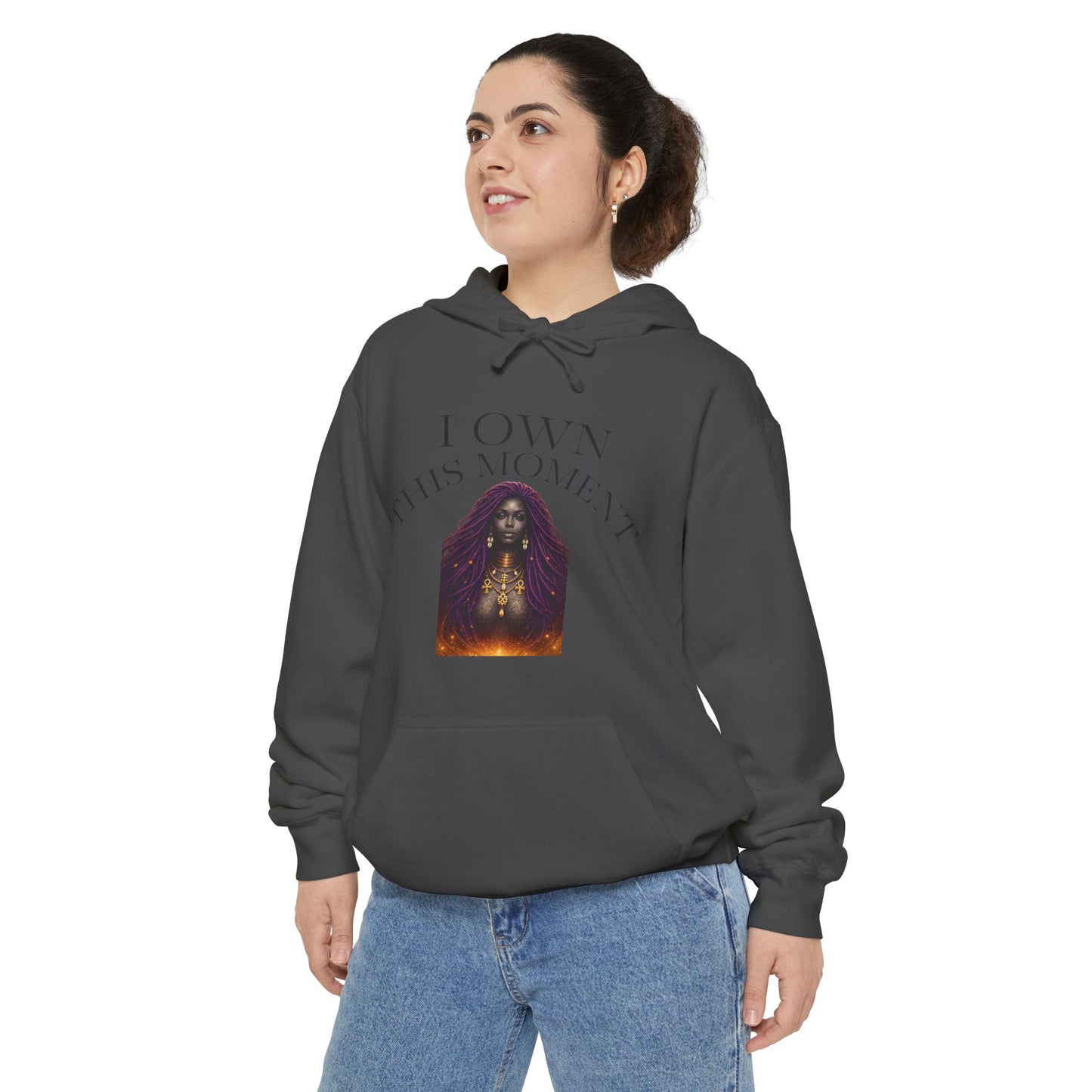 Quiet Confidence Hoodie — Minimalist Affirmation 'Trust Yourself' Jersey-Lined