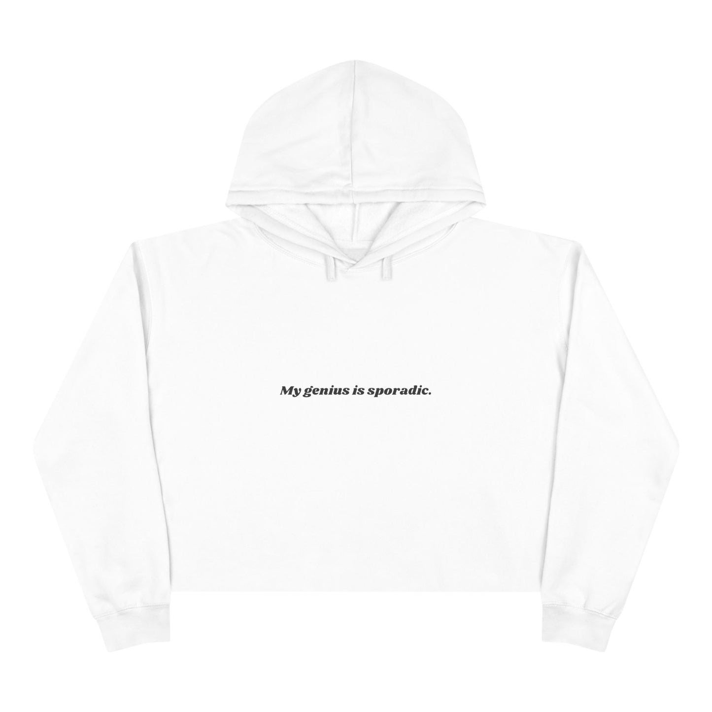 Genius - Crop Hoodie