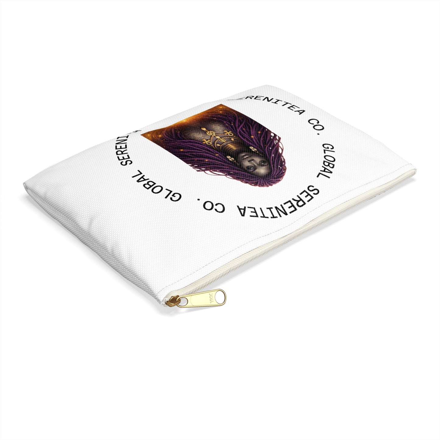 Calm & Clarity Accessory Pouch — Everyday Cosmetic and Organizer Pouch