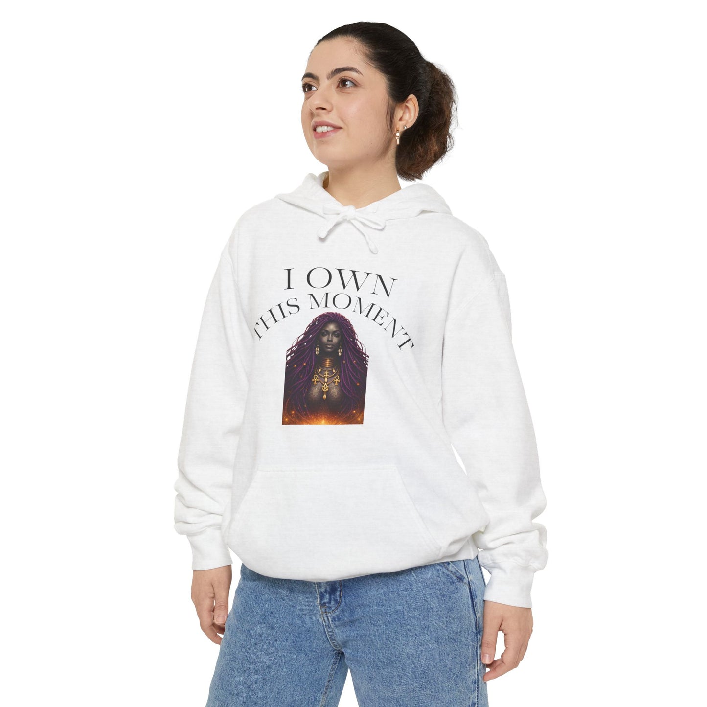 Quiet Confidence Hoodie — Minimalist Affirmation 'Trust Yourself' Jersey-Lined