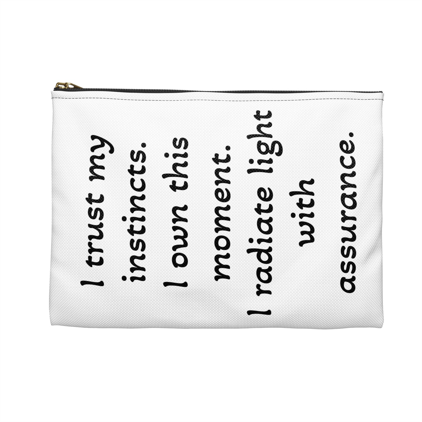 Calm & Clarity Accessory Pouch — Everyday Cosmetic and Organizer Pouch