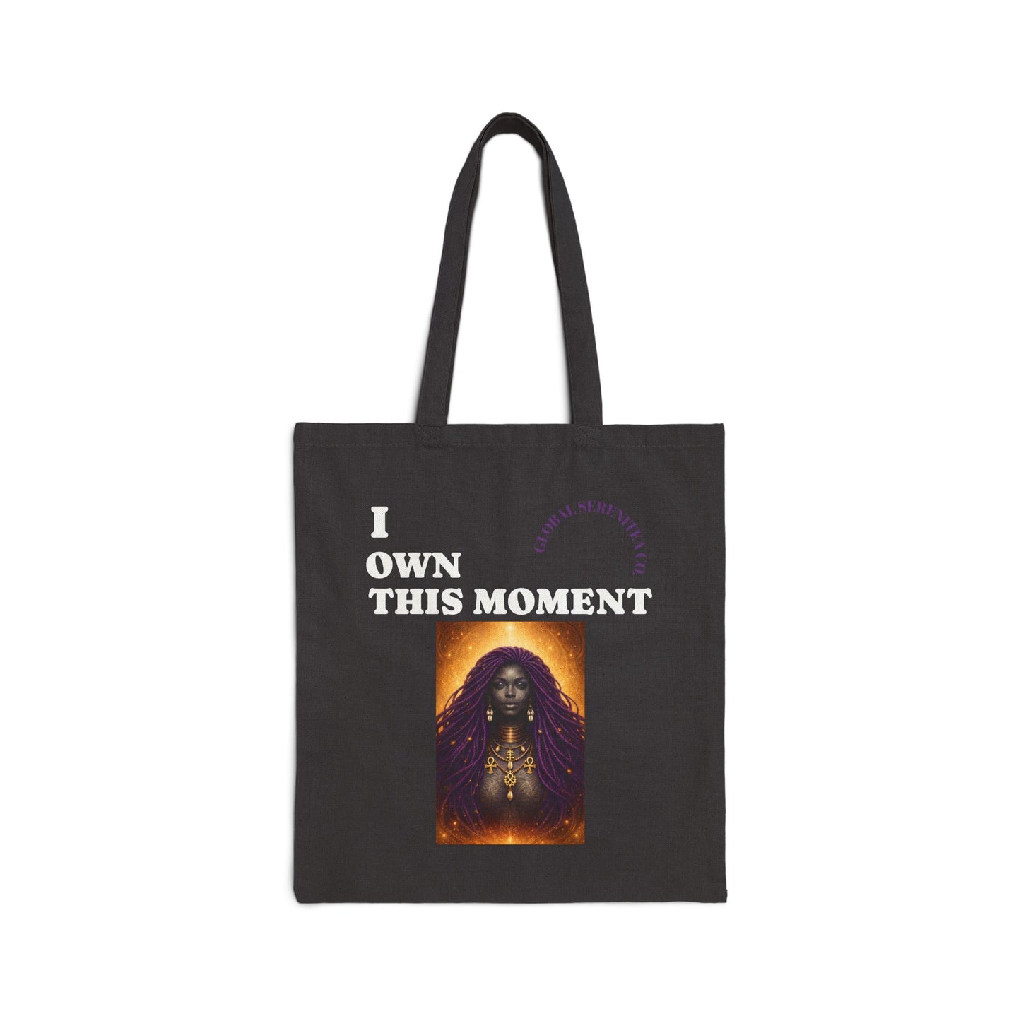 Presence Brings Calm Tote Bag — Canvas Journal & Wellness Carry-All