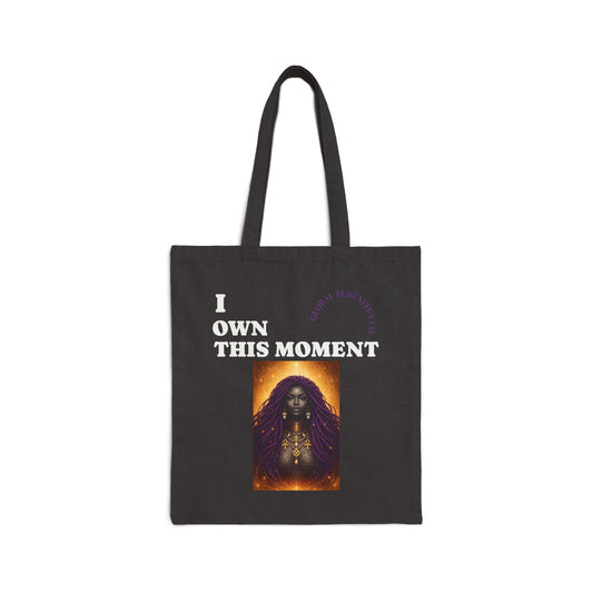 Presence Brings Calm Tote Bag — Canvas Journal & Wellness Carry-All
