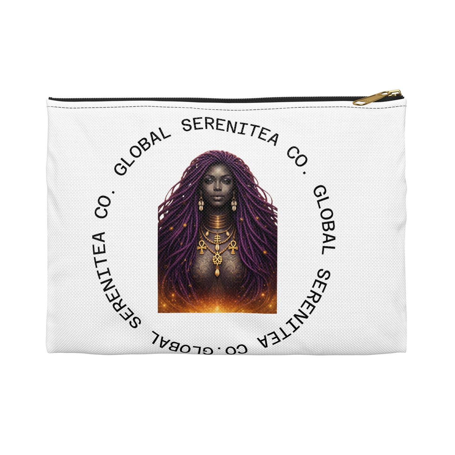 Calm & Clarity Accessory Pouch — Everyday Cosmetic and Organizer Pouch