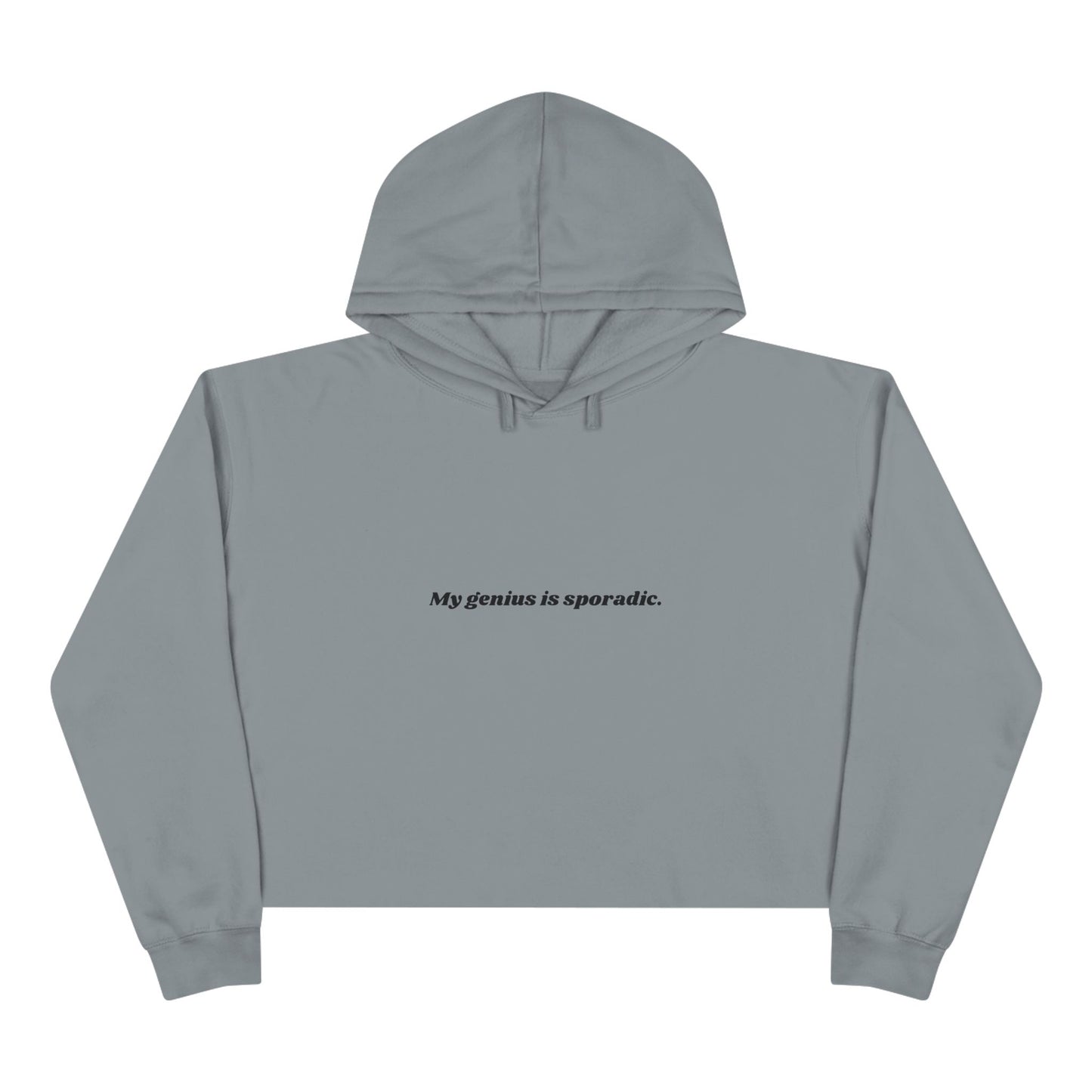 Genius - Crop Hoodie