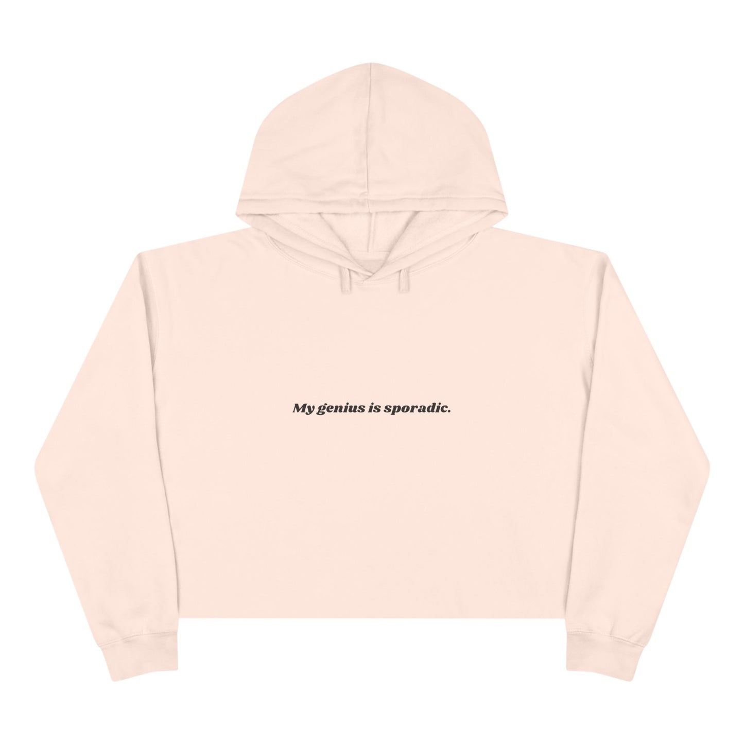 Genius - Crop Hoodie
