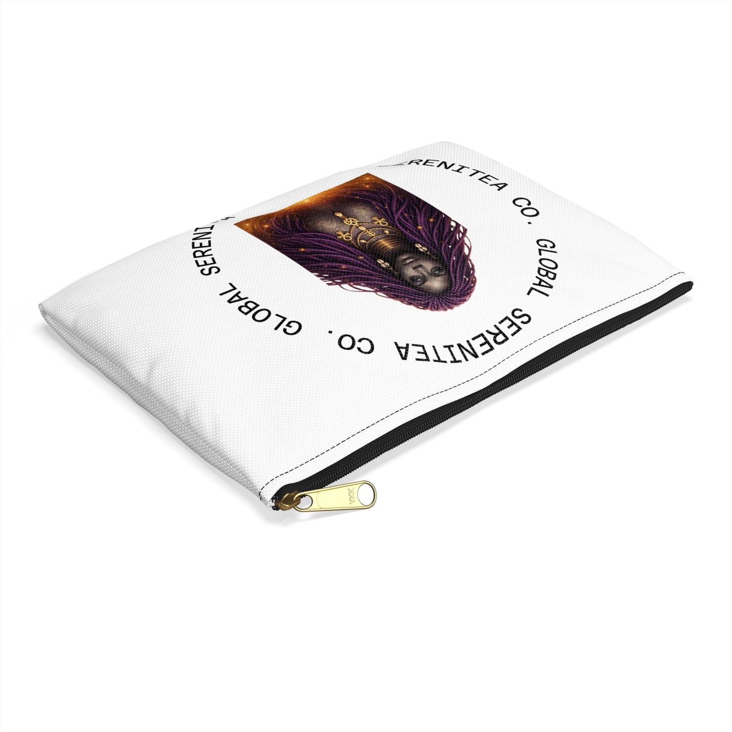 Calm & Clarity Accessory Pouch — Everyday Cosmetic and Organizer Pouch